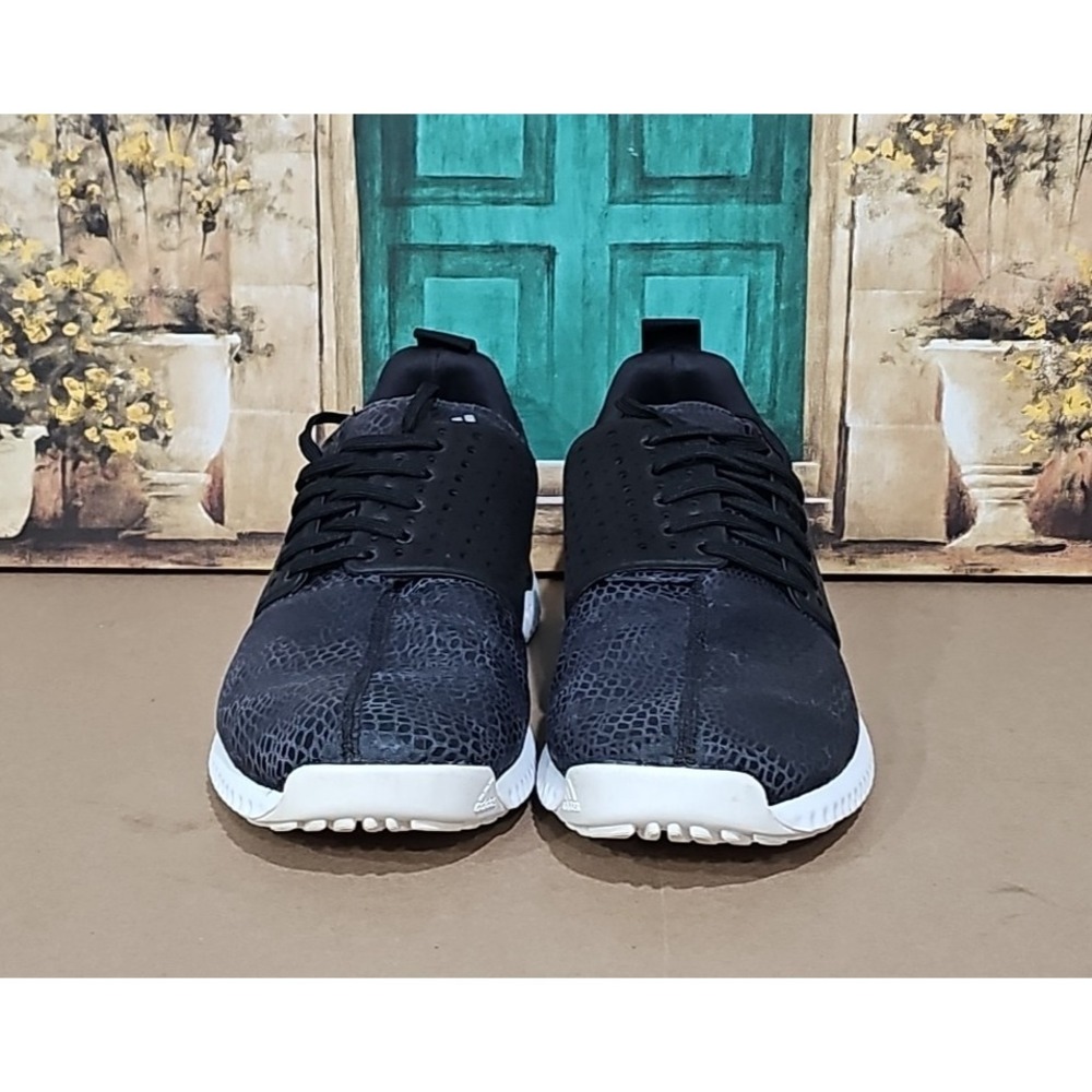Adidas Adicross Bounce Golf Shoes - Mens Size 11 Black Golfing Sneakers F33736 - Picture 2 of 8